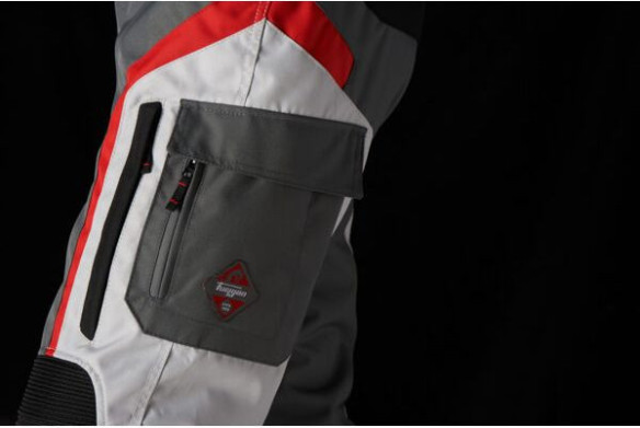 Pantaloni Moto Textili Apalaches Black/Grey/Red 6365-132