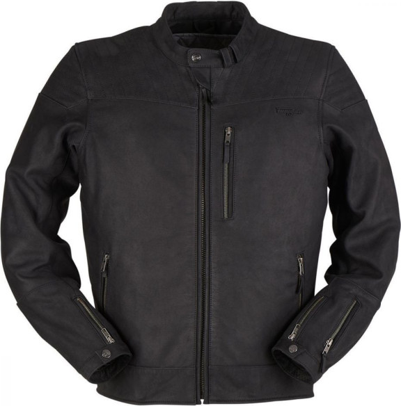 Geaca Moto Piele Clint Evo Black 6025-1