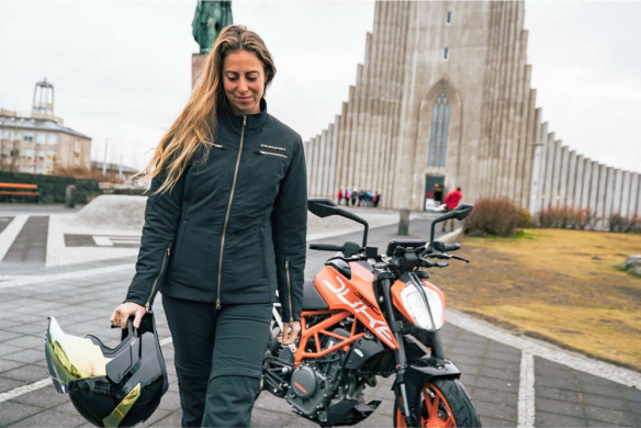 Geaca Moto Dama Textila Hella Black