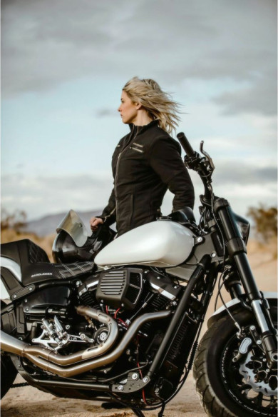 Geaca Moto Dama Textila Hella Black