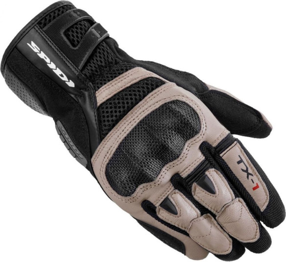 Manusi Moto Piele Sport TX-1 Black/Sand