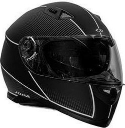 Casca Full-Face Sonic SH-881 SV Matt Black/White