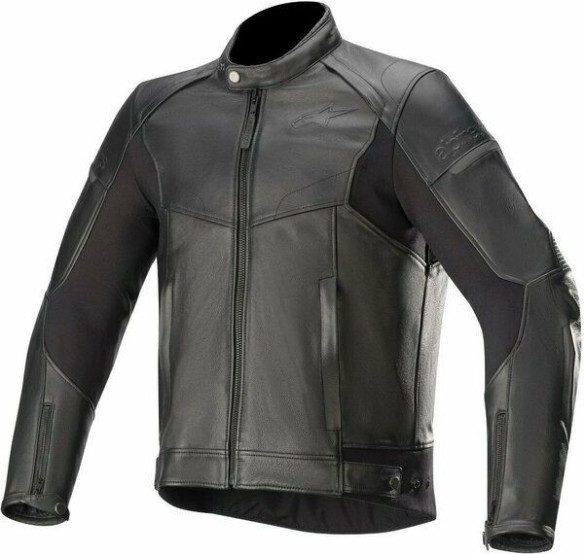 Geaca Moto Piele SP-55 Black