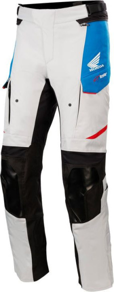 Pantaloni Moto Textili Honda Andes V3 Drystar Ice Gray/Blue/Bright Red