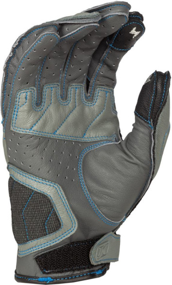 Manusi Moto Piele Induction Cool Gray/Electric Blue Lemonade