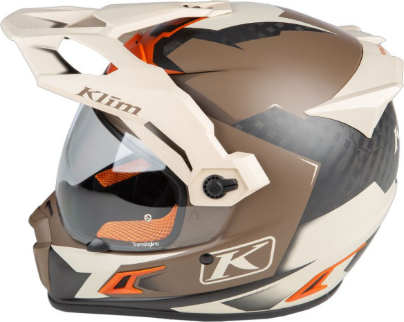 Casca Moto Krios Pro ECE Charger Peyote