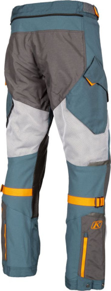 Pantaloni Moto Textili Baja S4 Short Petrol/Strike Orange