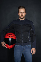 Geaca Moto Textila Rambler Black/Blue