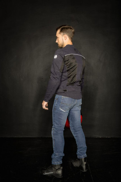 Geaca Moto Textila Rambler Black/Blue
