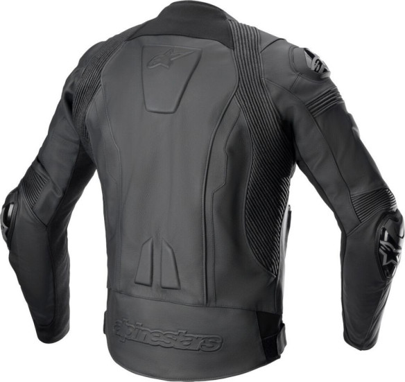 Geaca Moto Piele Missile V2 Black/Black