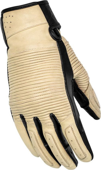 Manusi Moto Piele Dama Stella Beige/Black