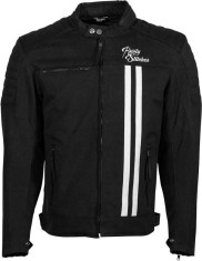 Geaca Moto Textila Jack Ralph Black/White