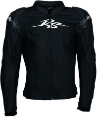 Geaca Moto Piele Jack Scott Black/White