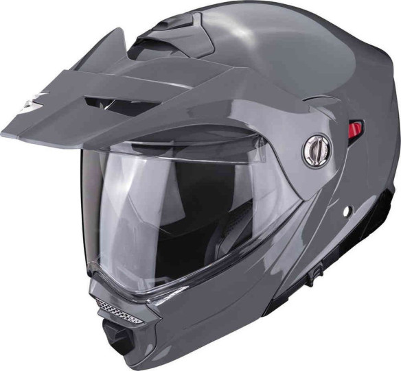 Casca Moto Flip-UP/Touring/Adventure ADX-S Solid Glossy Cement Grey 23