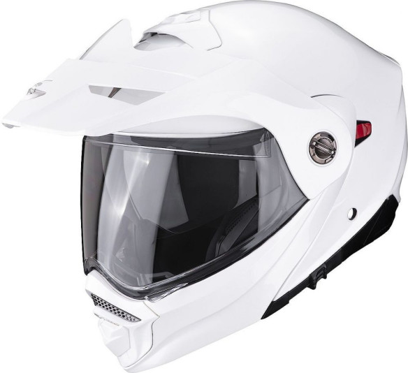 Casca Moto Flip-UP/Touring/Adventure ADX-2 Solid Glossy White 23