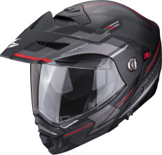 Casca Moto Flip-UP/Touring/Adventure ADX-S Carrera Black Matt/Red 23