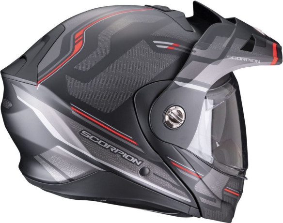 Casca Moto Flip-UP/Touring/Adventure ADX-S Carrera Black Matt/Red 23
