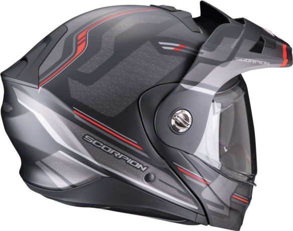 Casca Moto Flip-UP/Touring/Adventure ADX-S Carrera Black Matt/Red 23