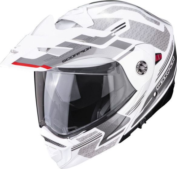 Casca Moto Flip-UP/Touring/Adventure ADX-S Carrera White/Silver 23