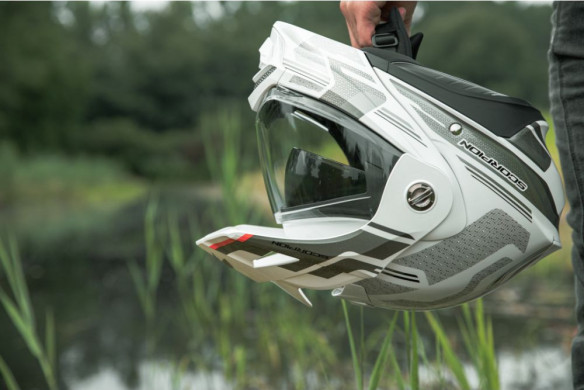 Casca Moto Flip-UP/Touring/Adventure ADX-S Carrera White/Silver 23