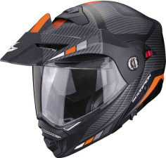 Casca Moto Flip-UP/Touring/Adventure ADX-2 Camino Black Matt/Orange 2023