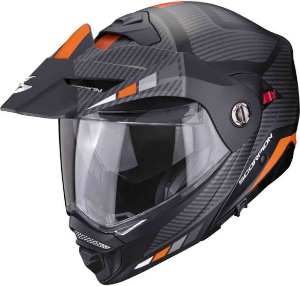 Casca Moto Flip-UP/Touring/Adventure ADX-2 Camino Black Matt/Orange 2023
