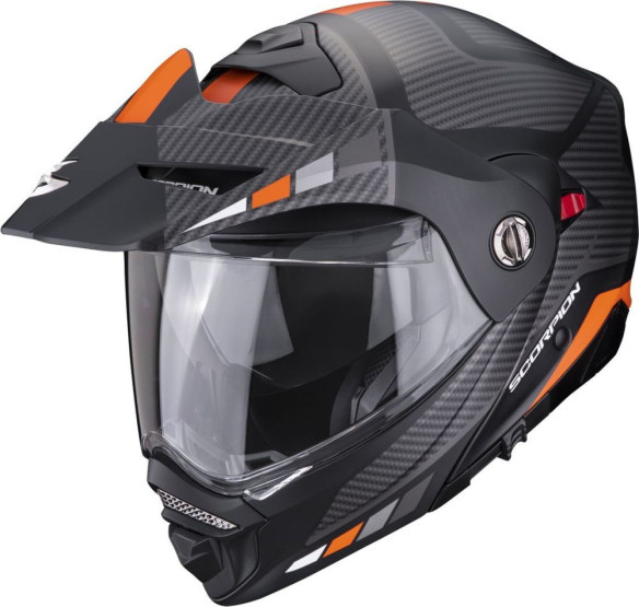 Casca Moto Flip-UP/Touring/Adventure ADX-2 Camino Black Matt/Orange 2023