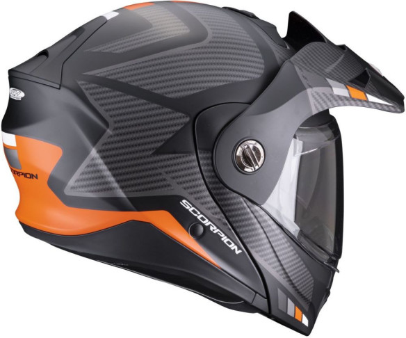 Casca Moto Flip-UP/Touring/Adventure ADX-2 Camino Black Matt/Orange 2023