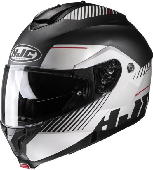 Casca Moto Flip-Up C91 Prod Black/White