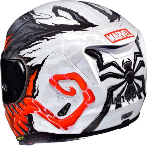 Casca Moto Full-Face RPHA 11 Anti Venom Marvel Red