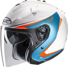 Casca Moto Open-Face FG-Jet Balin White/Blue/Orange