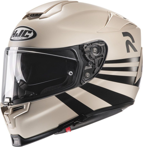 Casca Moto Full-Face RPHA 70 Stipe Cream/Black