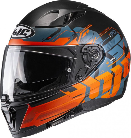Casca Moto Full-Face i70 Alligon Black/Orange