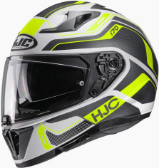 Casca Moto Full-Face i70 Lonex Yellow Fluo