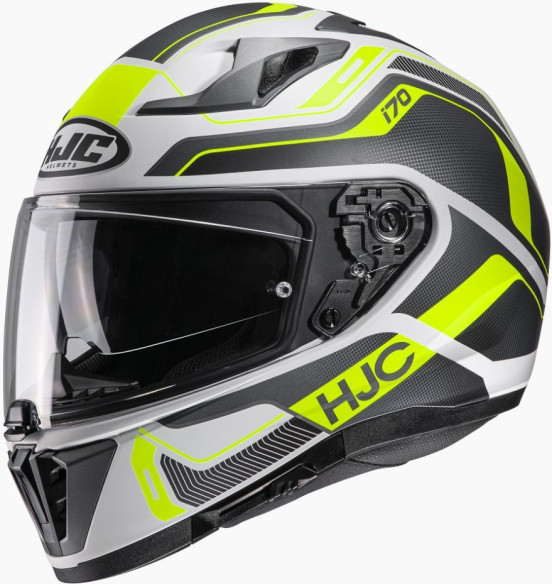 Casca Moto Full-Face i70 Lonex Yellow Fluo