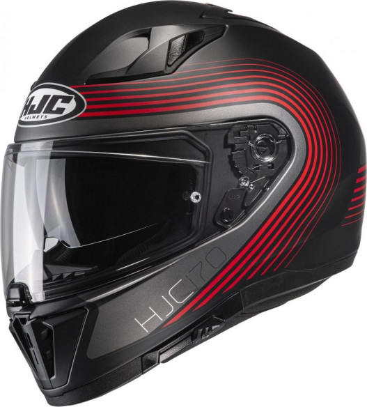 Casca Moto Full-Face i70 Surf Black/Red