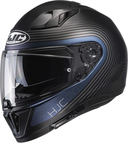 Casca Moto Full-Face i70 Surf Black/Blue