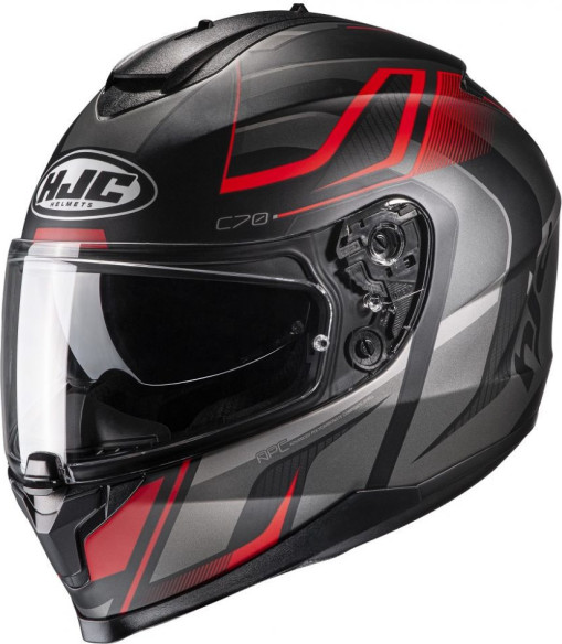 Casca Moto Full-Face C70 Lantic Black/Red