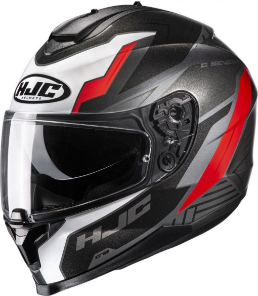 Casca Moto Full-Face C70 Silon Black/Red