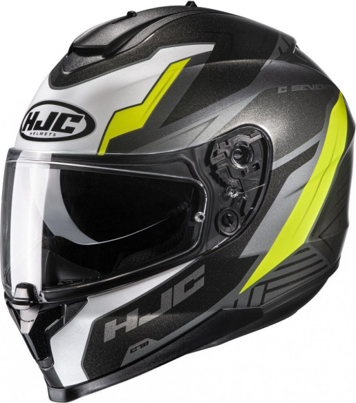 Casca Moto Full-Face C70 Silon Black/Yellow Fluo