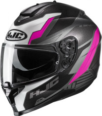 Casca Moto Full-Face C70 Silon Black/Pink