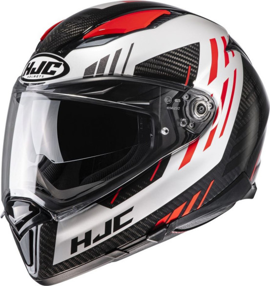 Casca Moto Full-Face F70 Carbon Kesta Black/White/Red