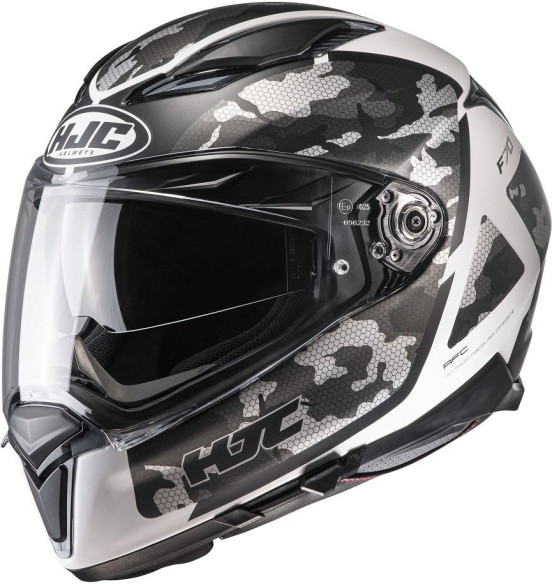 Casca Moto Full-Face F70 Katra Black/White
