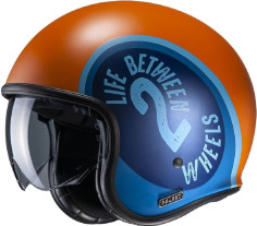 Casca Moto Open Face V30 Harvey Orange/Blue