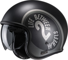 Casca Moto Open Face V30 Harvey Black