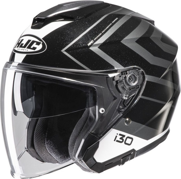 Casca Moto Open Face i30 Xetra Black/Grey