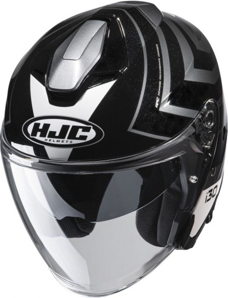 Casca Moto Open Face i30 Xetra Black/Grey