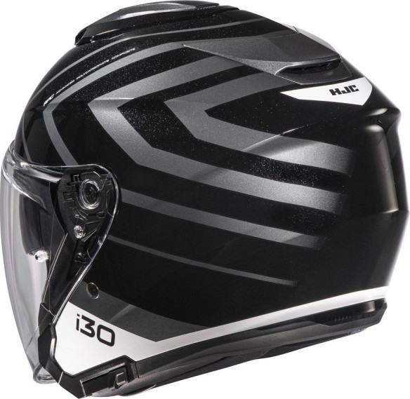 Casca Moto Open Face i30 Xetra Black/Grey