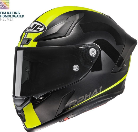 Casca Moto Full-Face RPHA 1 Senin Black/Yellow Fluo