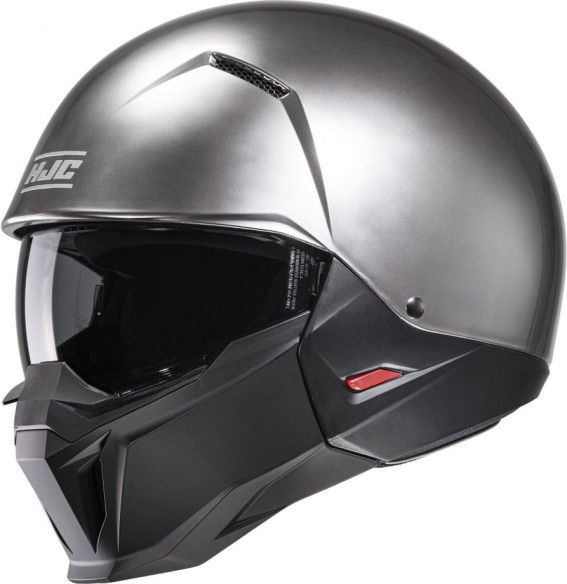 Casca Moto Open Face i20 Solid Silver
